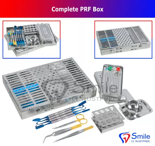 COMPLETE DENTAL PRF Box GRF System Platelet Rich Fibrin Set Implant ...