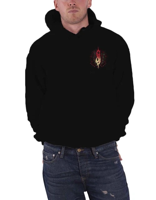 Slipknot Hoodie Burn Me Away Band Logo new Official Mens Black Pullover