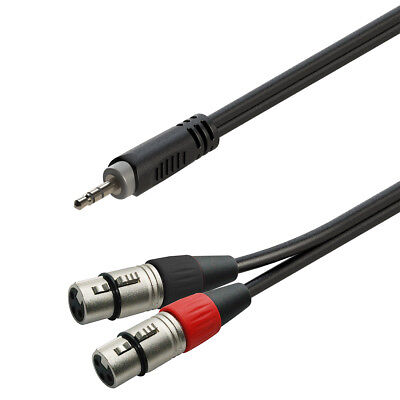 Assemblati CAVO AUDIO Y SPLITTER XLR FEMMINA MASCHIO ASSEMBLATO A MANO 3 POLI VARIE MISURE 