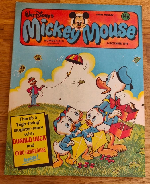 COMIC UK Bronze Age Walt Disney's Mickey Mouse No 215 1st December