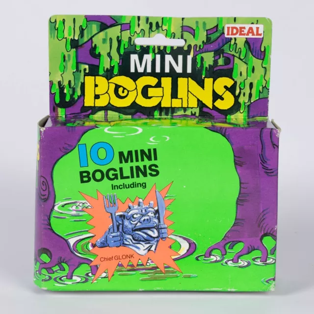 BNIB 1992 Ideal 10 Mini Boglins pack including Chief Glonk