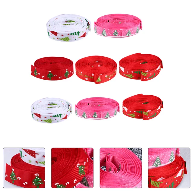 8 Rollen DIY Geschenk Bowknot Bänder Weihnachten dekorative Bänder
