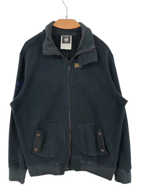 G-Star Crudo Uomo Sid Gilet Cerniera Intera Maglione Cardigan Maglione Taglia XL