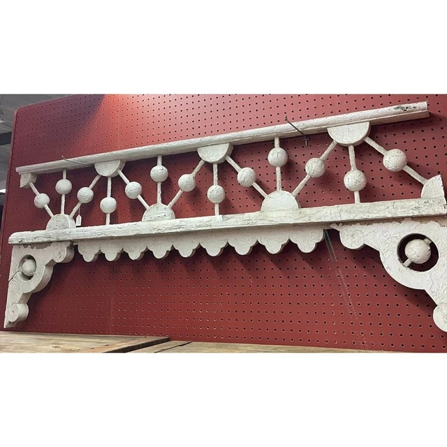 Stick & Ball Fretwork Antique Architectural Salvage 62" x 25"