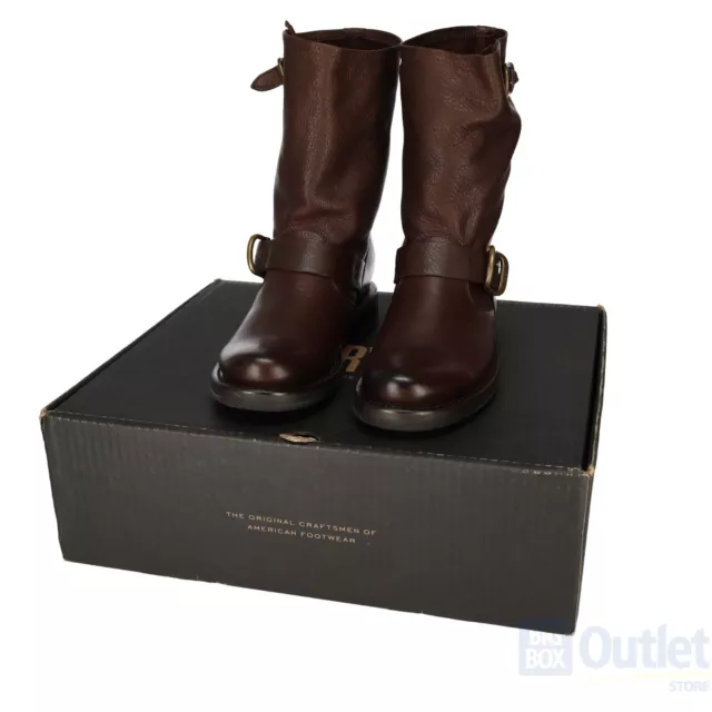 FRYE - Womens Veronica Short Boot 3476509 - Dark Brown - Size 5.5 - New with Box 2