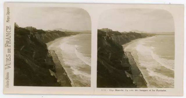 Stereo, France, Biarritz, the Basque Coast and the Pyrenees Vintage stereo car