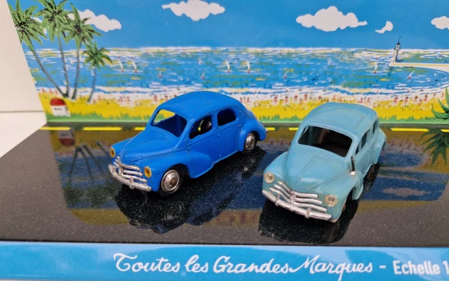 Reédition Lot Renault 4 Cv Police/Ptt Cij Norev Europarc Ref- 3/49/00