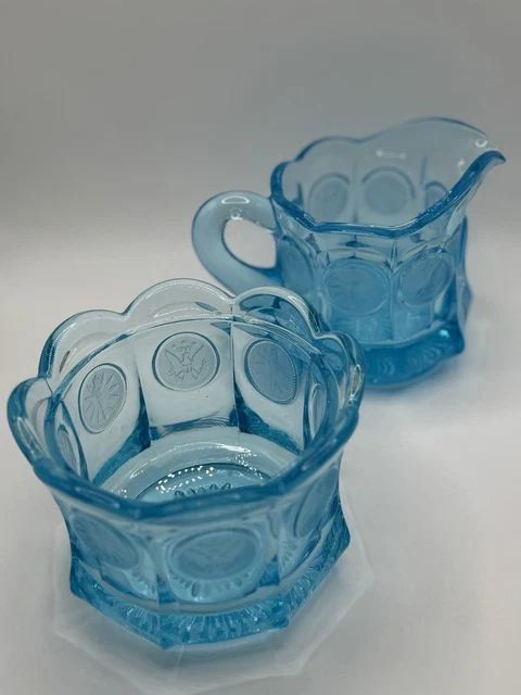 アメリカヴィンテージ Fostoria Glass クリーマー&シュガー Fostoria Creamer and Sugar | eBay