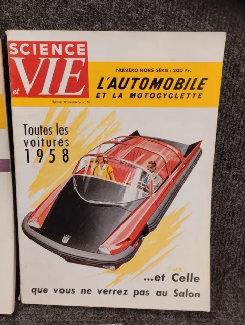 Lot 3 Sciences Et Vie Automobile 1956-57-59 Très Intéressant 3