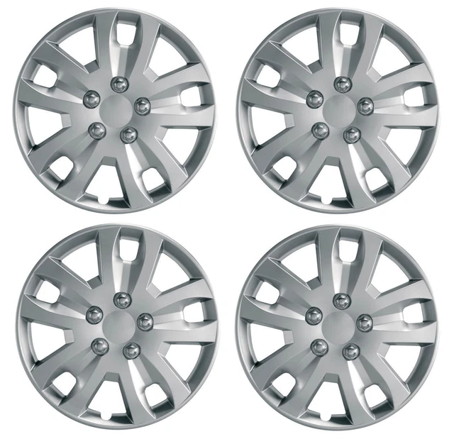 Set 4 x Deep Dish 15" Wheel Trims Hub Caps fits Ford Transit Custom