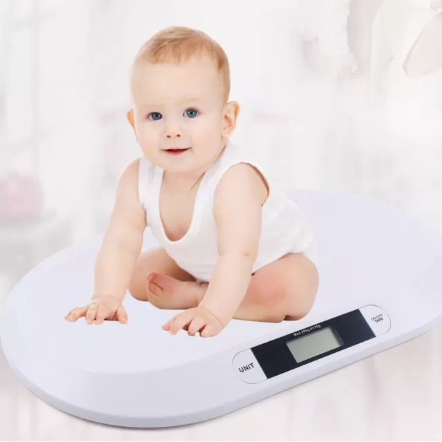 20kg Digitalanzeige Elektronische Säuglingswaagen Hebamme Baby Haustier Waage 2