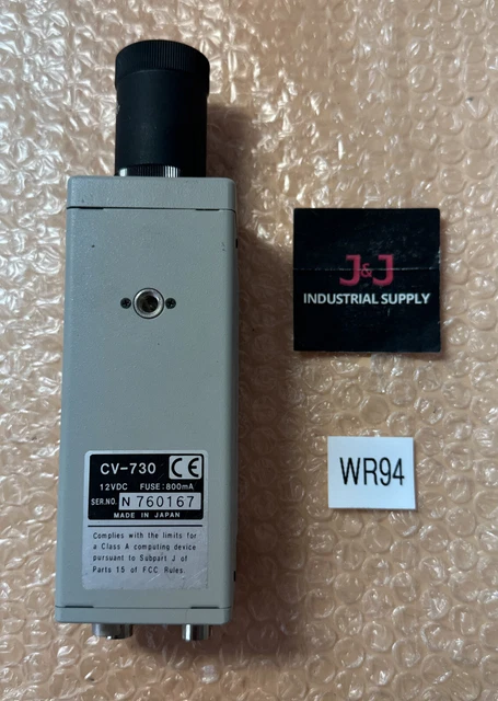 PREOWNED Costar JAI CV-730 CCD Camera w/Extension Tube 12VDC 800mA Fuse FASTSHIP