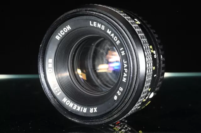 Ricoh XR Rikenon 50mm F/1.7 MF Lens for Pentax K Mount 1day Shipping [AS IS]