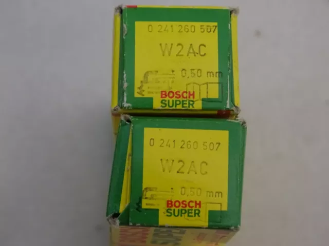 2 x Stück  Zündkerzen  Bosch W2AC NEU