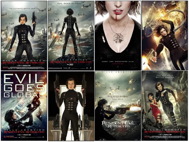 Resident Evil Retribution - Large Fridge Magnets - Milla Jovovich Hot!