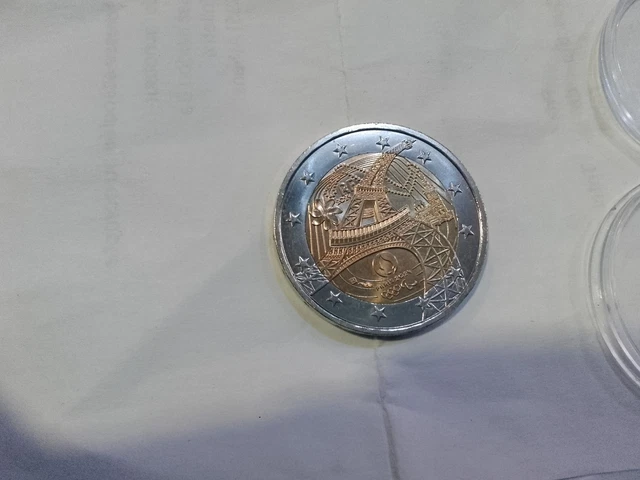 Rouleau De 25 Pièces De 2 Euros Commémorative France 2024 – Paris 2024 Tour Eiffel UNC