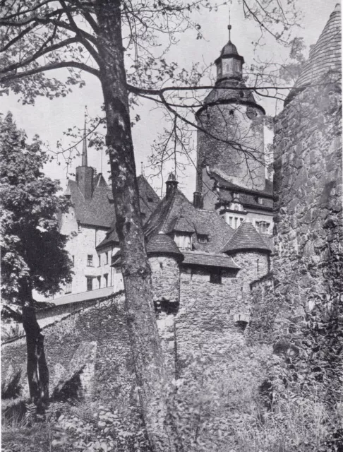 Tschocha/ Zamek Czocha- Blick auf die Burganlage(Schlesien) 1934