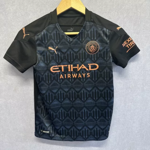 Manchester City Black Childs Football Top 11-12y Puma MCFC t2771