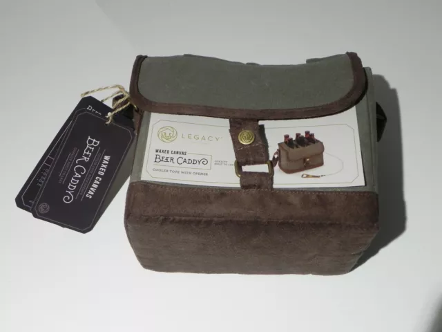 Waxed canvas beer caddy cheap