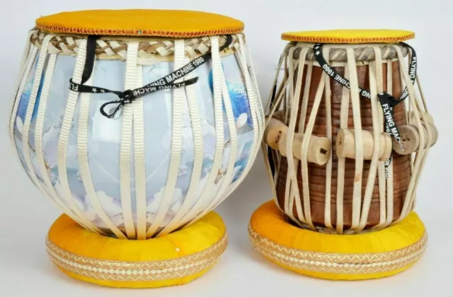 Instrument Brass 3D Print Tabla Set With Bag Profesional High Quality Musical