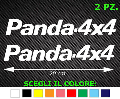 adesivi sticker per fiat panda 4x4 auto offroad sisley fuoristrada targhetta car