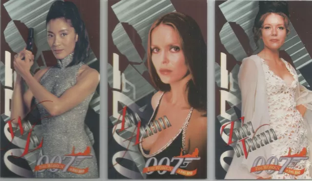 Women of James Bond - "Bond's Best" 3 Card Widescreen Chase Set #B1-B3