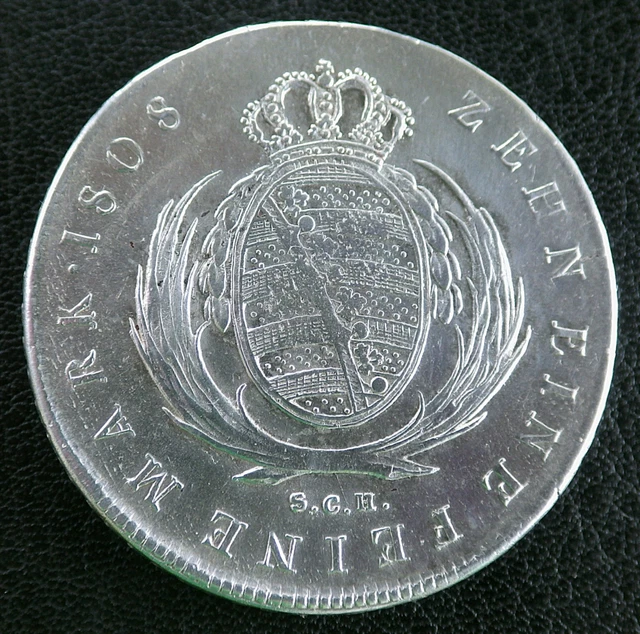 1832 Deutsche Antike Rittermünze – Versilbert, Handgefertigt, Sammlerstück, Geschenk Für Papa/Freund