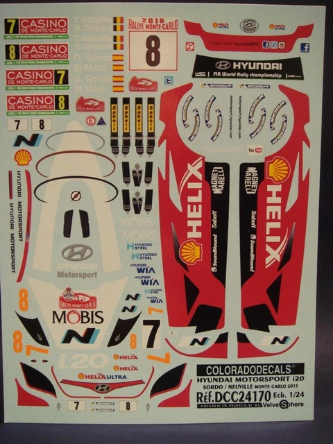 Hachette 1:24 Hyundai i20 WRC #6 Tour de Corse 2017 Sordo, Marti