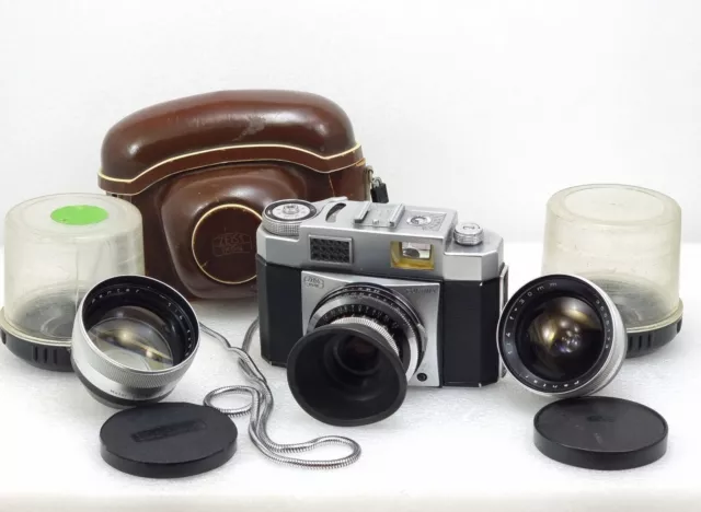 Zeiss IKON Set Contina 3 Pantar 45mm 2.8 30mm 75mm 4 1109 S27 Contaflex