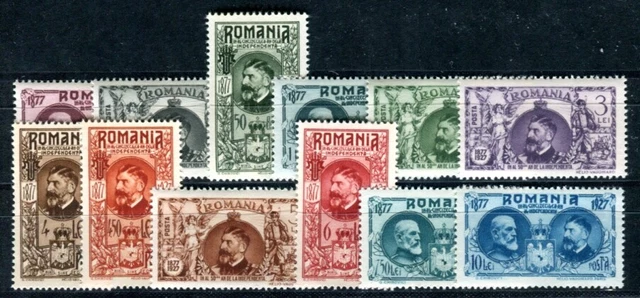 Rumänien 1927 308-319 ** Postfrisch Tadellos Satz 25€(09321