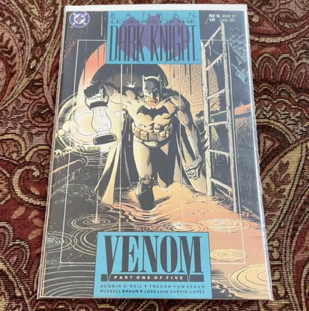 Batman Legends of the Dark Knight #16 Venom (Mar 1991 DC) - Great Condition!
