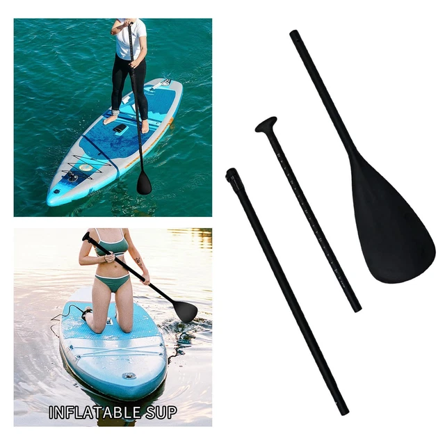 3 pièces pagaie de kayak, pagaie de surf durable réglable détachable pour