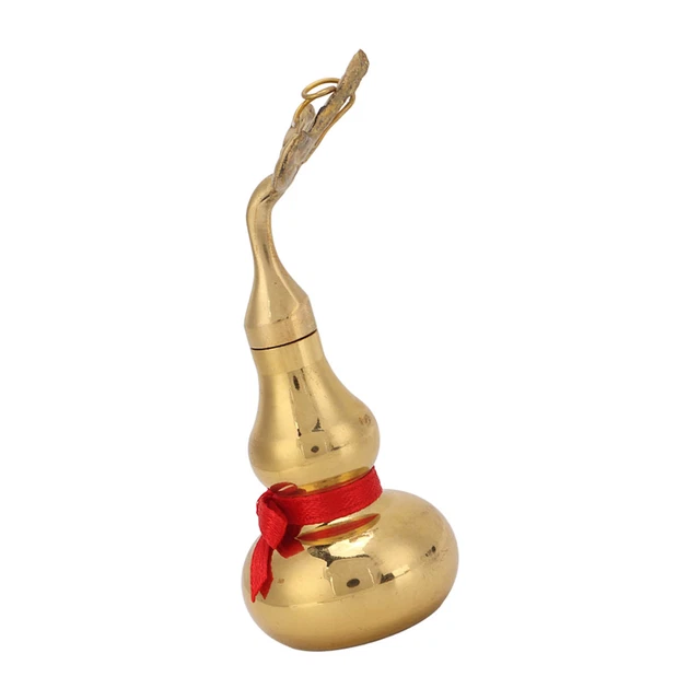 1 Gourd Statue Brass Exquisite Workmanship Office Decoration LVE UK