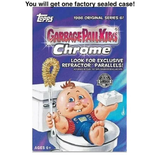 2023 Topps Garbage Pail Kids Chrome Hobby Direct 12 Boxes Factory Sealed Case