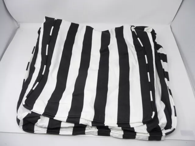 Pottery Barn Kids May baby Desk chair  Slipcover white and black stripe