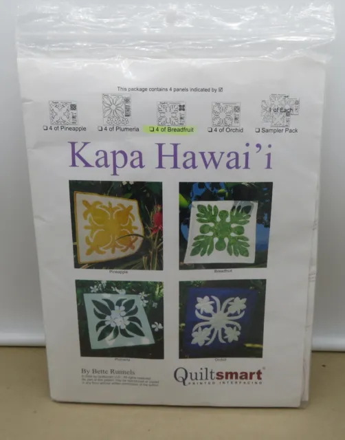 De colección Quiltsmart Kapa Hawai'i Bette Runnels interfaz impresa BREADFRUIT