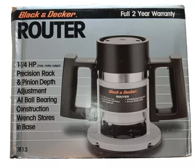 BLACK & DECKER 7610 ROUTER (G127089-1 (JR) EE-18)
