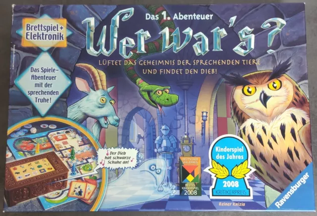 Wer wars? - Kinderspiel des Jahres 2008 von Ravensburger - GEPRÜFT & KOMPLETT