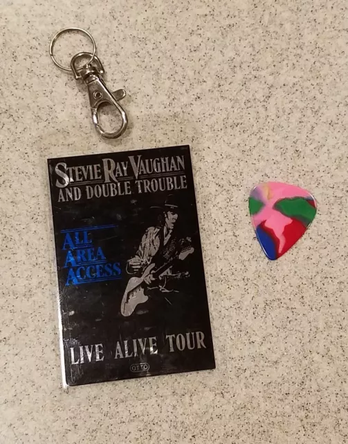 Stevie Ray Vaughan 1985 - 1988 Guitar Pick Pass Set Authentic Rare!!!