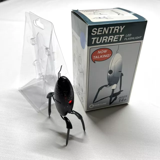 Portal 2 Sentry Turret LED Flashlight 2011 Think Geek Con Exclusive Galaxy Black