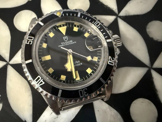 VINTAGE TUDOR SUBMARINER Automatic Black Dial Mens Watch 9411 $2,800.00 ...