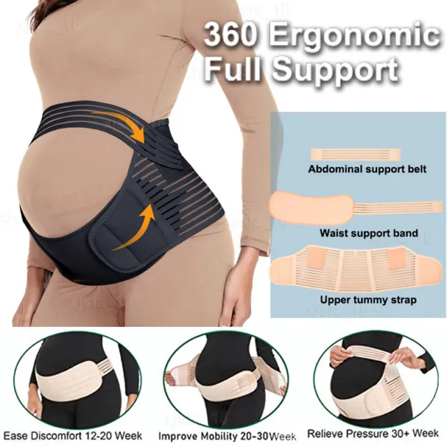 Pregnancy Maternity Belt Waist Belly Bump Brace Strap Lumbar Back Support Band
