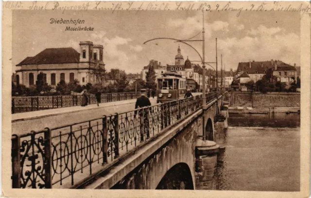 CPA AK DIEDENHOFEN Moselbrucke (454785)