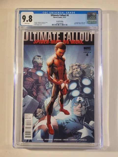 Ultimate Fallout #4 CGC 9.8 1st Miles Morales 2nd Print