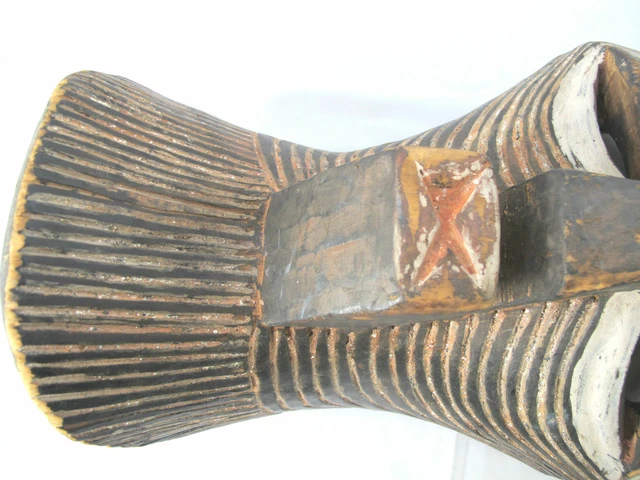 Large KIFWEBE Ceremonial Songye People Republic of Congo Carved Wood MASK 3