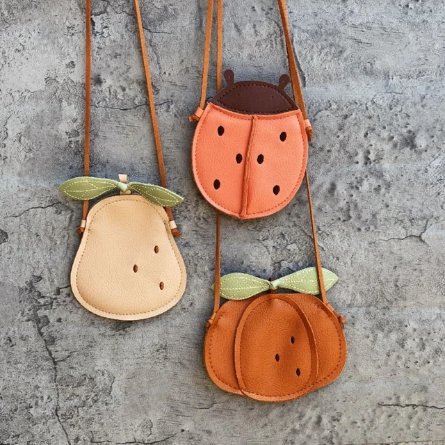 Kawaii Poire Sac à bandoulière Dessin animé mignon Sacs à main Cadeau Mini Sacs