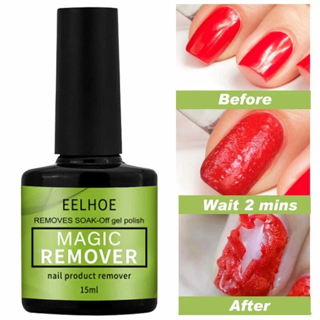 Éclat Ongle Gel Magique Solvant Vernis Tremper Gel Manteau Nettoyant Base