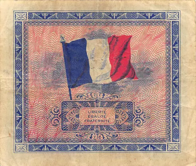 France  10  Francs  Series of 1944  WWII Issue  Circulated Banknote Mea81