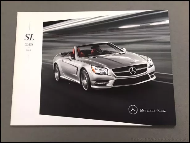 2014 Mercedes Benz SL-Class SL550 SL63 SL65 AMG 28-page Sales Brochure Catalog