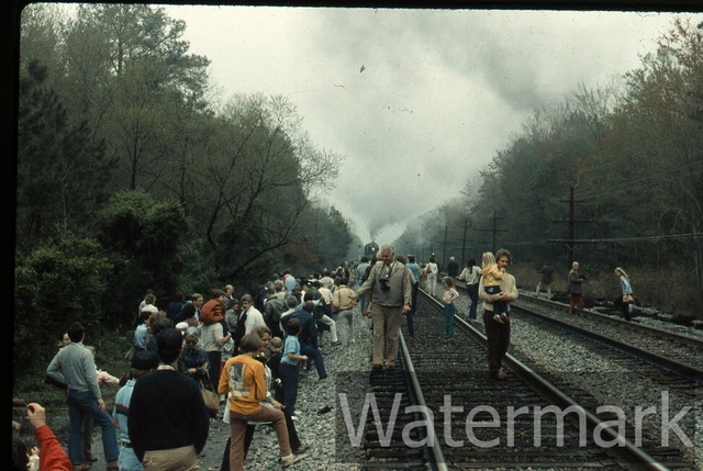 1983 35mm photo slide  Norfolk Southern Railroad train #11